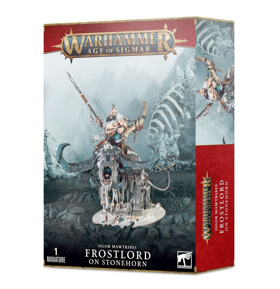 Warhammer Age of Sigmar: Ogor Mawtribes Frostlord on Stonehorn