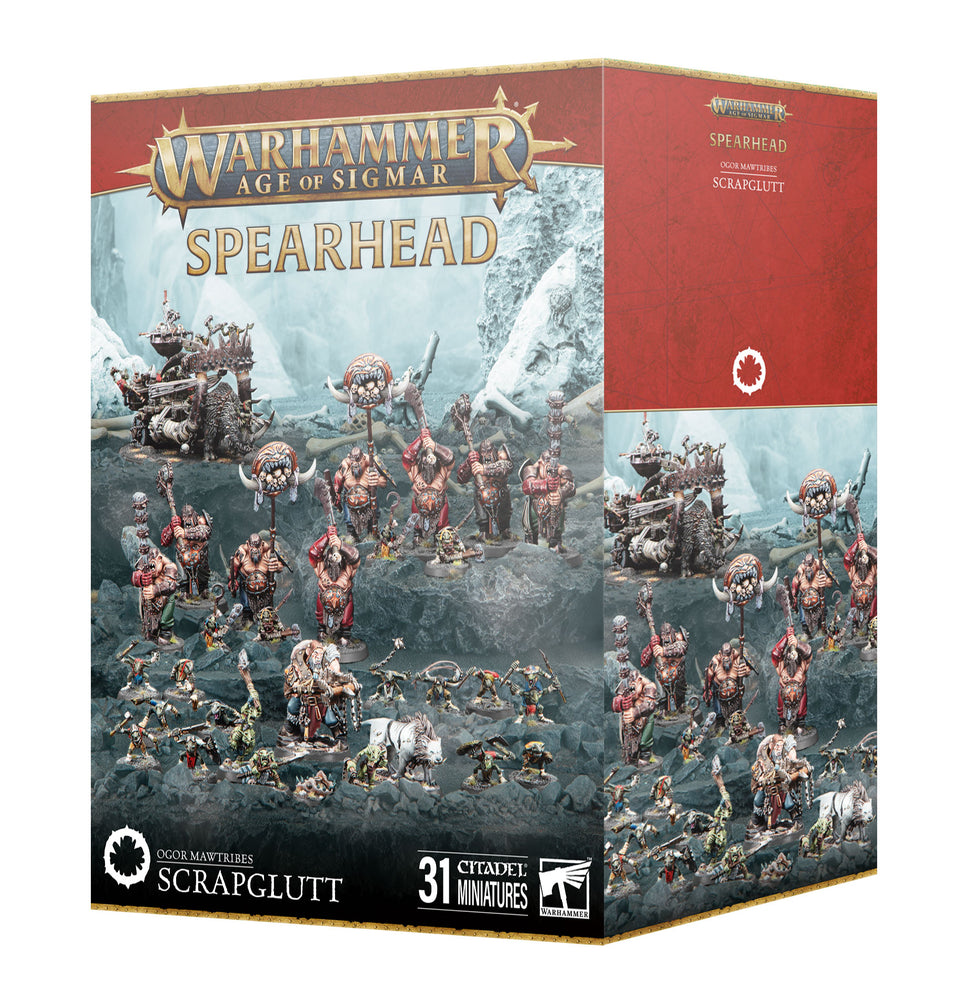 Warhammer Age of Sigmar: Ogor Mawtribes Scrapglutt Spearhead