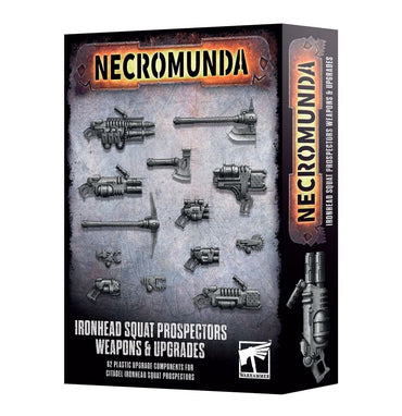 Necromunda : Ironhead Squat Prospectors Weapons and Upgrades