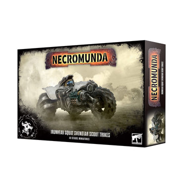 Necromunda : Ironhead Squat Sventor Scout Trikes