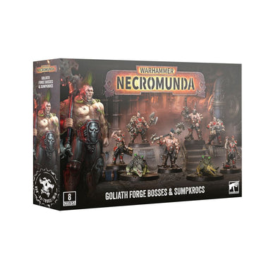Necromunda: House Goliath Forge Bosses and Sumpkrocs