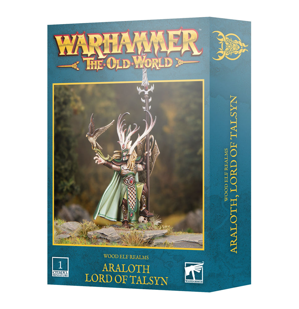 Warhammer The Old World: Wood Elf Realms Araloth Lord of Talsyn
