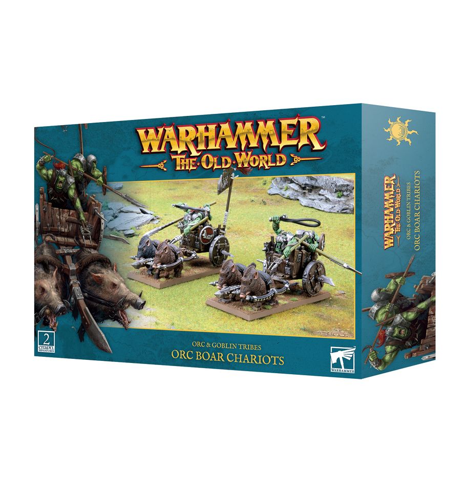Warhammer The Old World: Orc & Goblin Tribes Orc Boar Chariots
