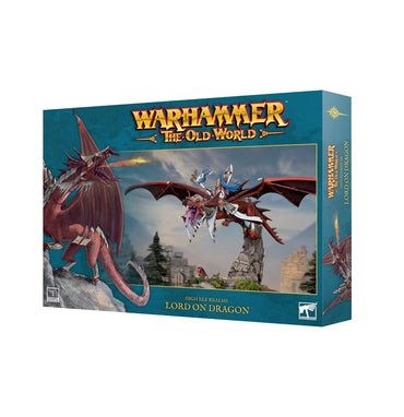 Warhammer The Old World: High Elf Realms Lord on Dragon