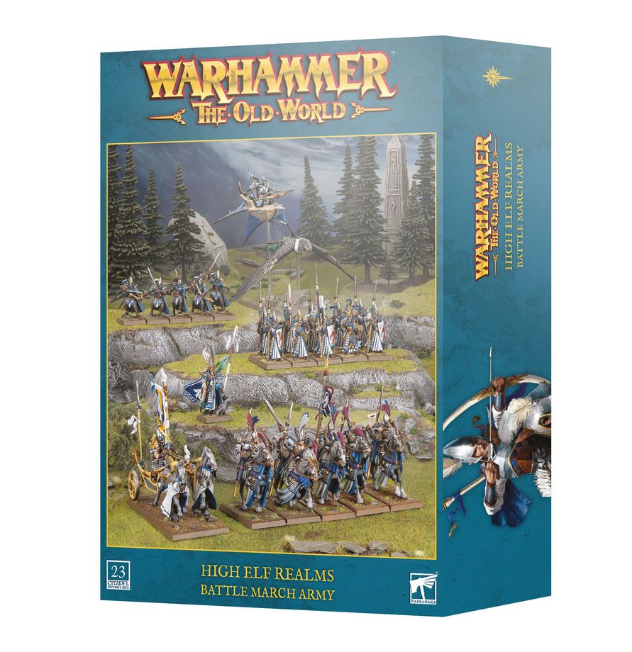 Warhammer The Old World: High Elf Battle March Army