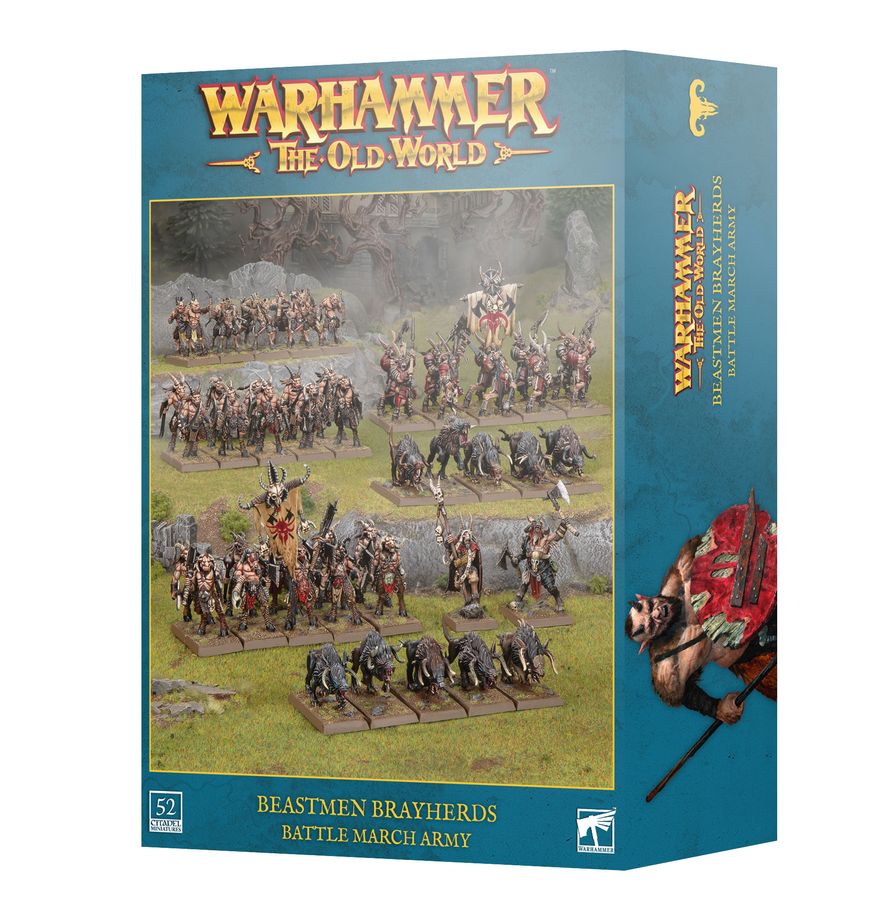 Warhammer The Old World: Beastmen Brayherds Battle March Army