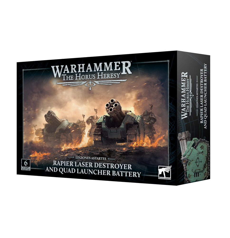 Warhammer Horus Heresy: Legiones Astartes Rapier Laser Destroyer and Quad Launcher Battery
