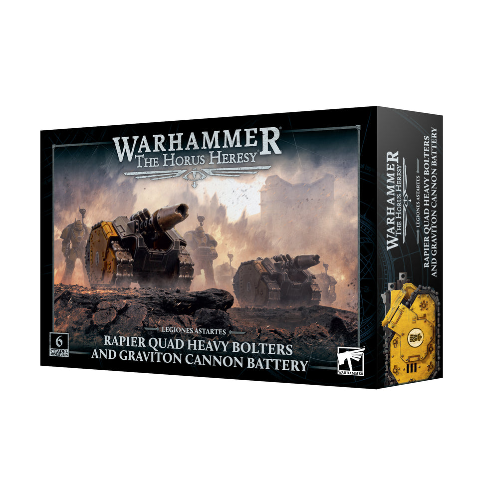Warhammer Horus Heresy: Legiones Astartes Rapier Quad Heavy Bolters and Graviton Cannon Battery