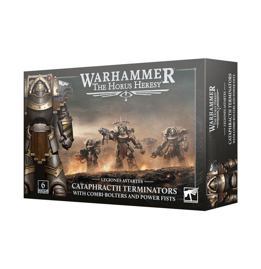 Warhammer Horus Heresy: Legiones Astartes Cataphractii Terminators with Combi-bolters and Power Fists