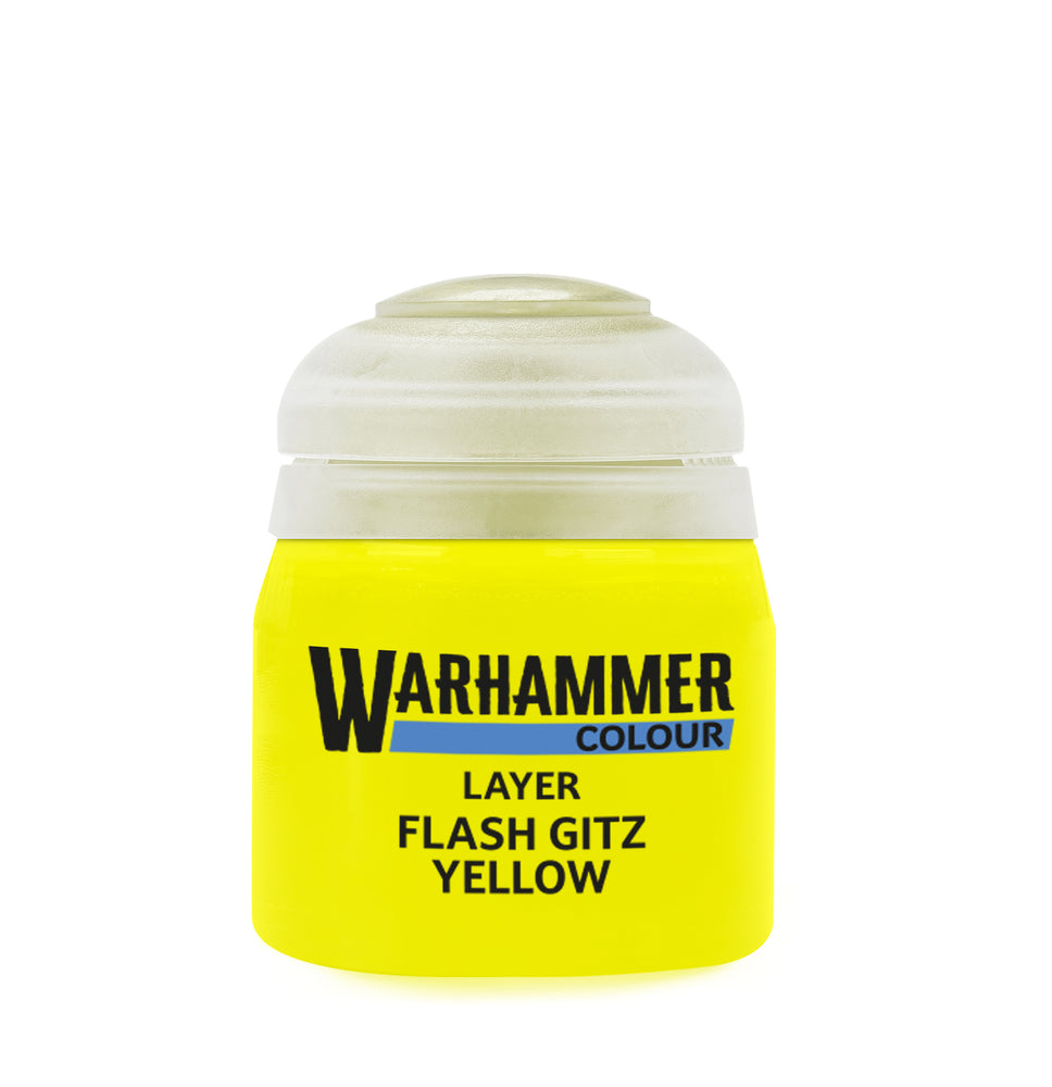 Warhammer Colour Layer: Flash Gitz Yellow 12ml*
