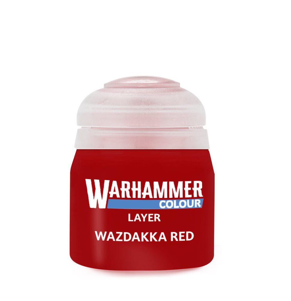 Warhammer Colour Layer: Wazdakka Red 12ml*