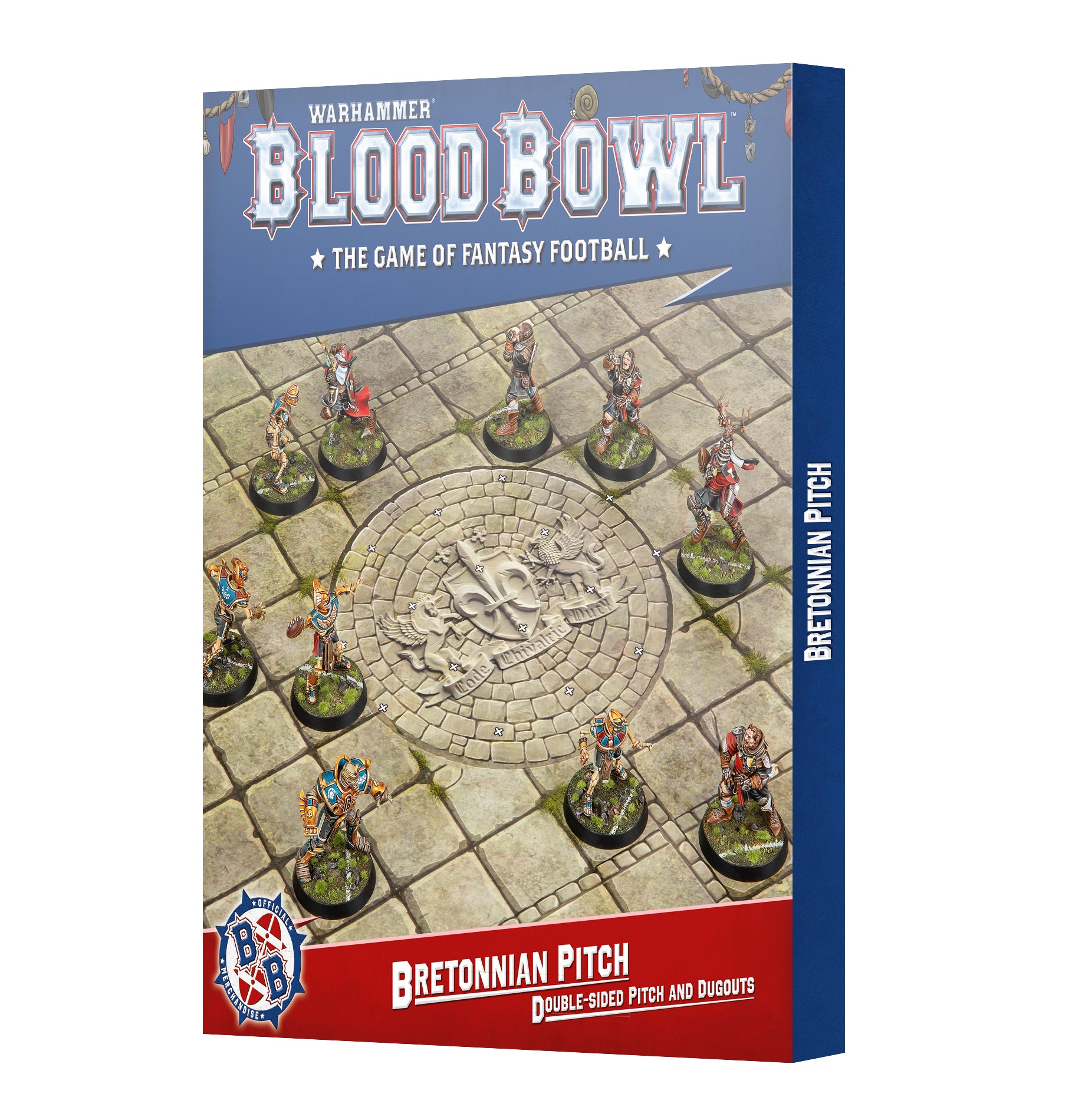 Blood Bowl: Bretonnian Double-sided Pitch & Dugouts