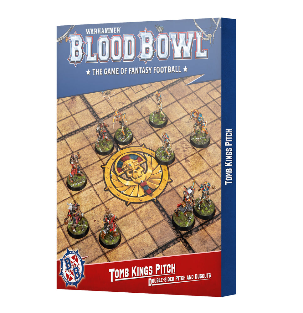 Blood Bowl: Tomb Kings Double-sided Pitch & Dugouts