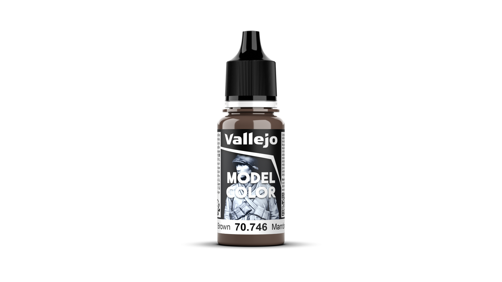 Vallejo: Model Color: #016 Chestnut Brown 18 ml