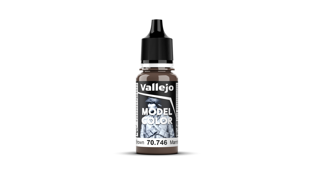 Vallejo: Model Color: #016 Chestnut Brown 18 ml