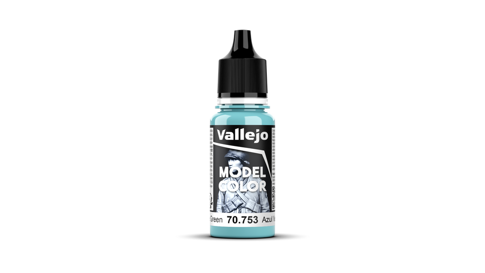 Vallejo: Model Color: #068 Light Blue Green 18 ml