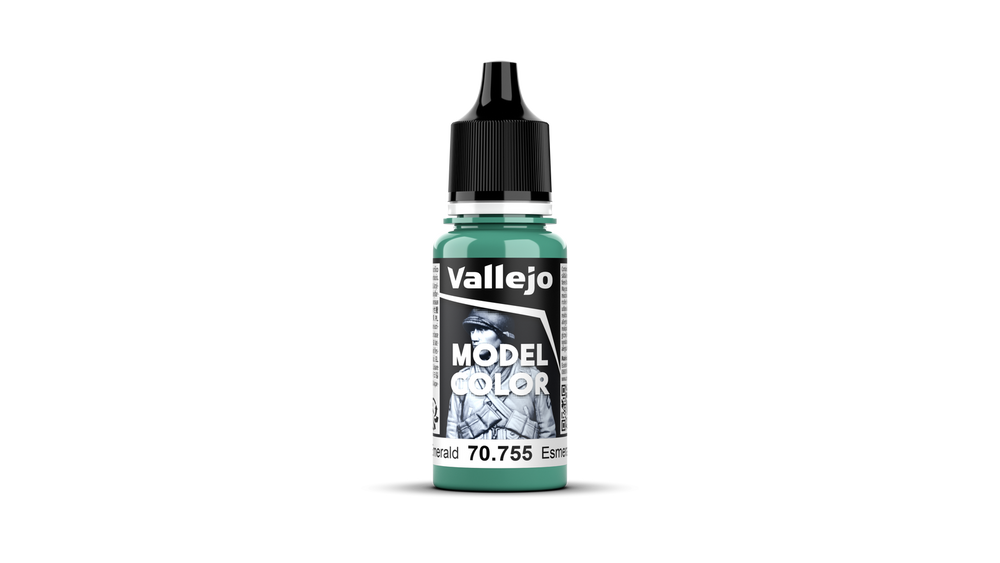 Vallejo: Model Color: #074 Light Emerald 18 ml