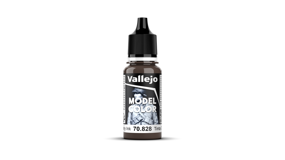 Vallejo: Model Color: #193 Mahogany Ink 18 ml