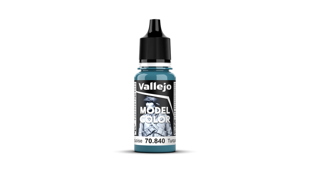 Vallejo: Model Color: #070 Light Turquoise 18 ml