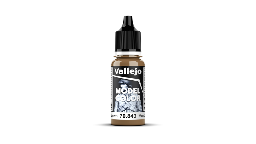 Vallejo: Model Color: #014 Cork Brown 18 ml