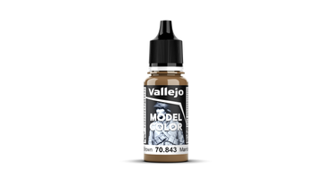 Vallejo: Model Color: #014 Cork Brown 18 ml