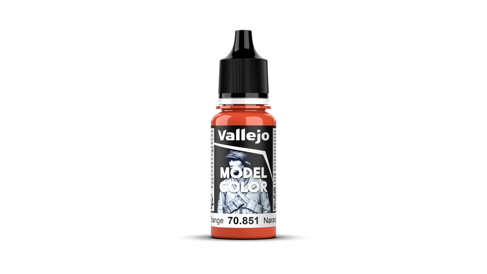 Vallejo: Model Color: #030 Bright Orange 18 ml