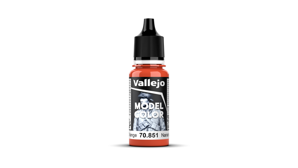 Vallejo: Model Color: #030 Bright Orange 18 ml