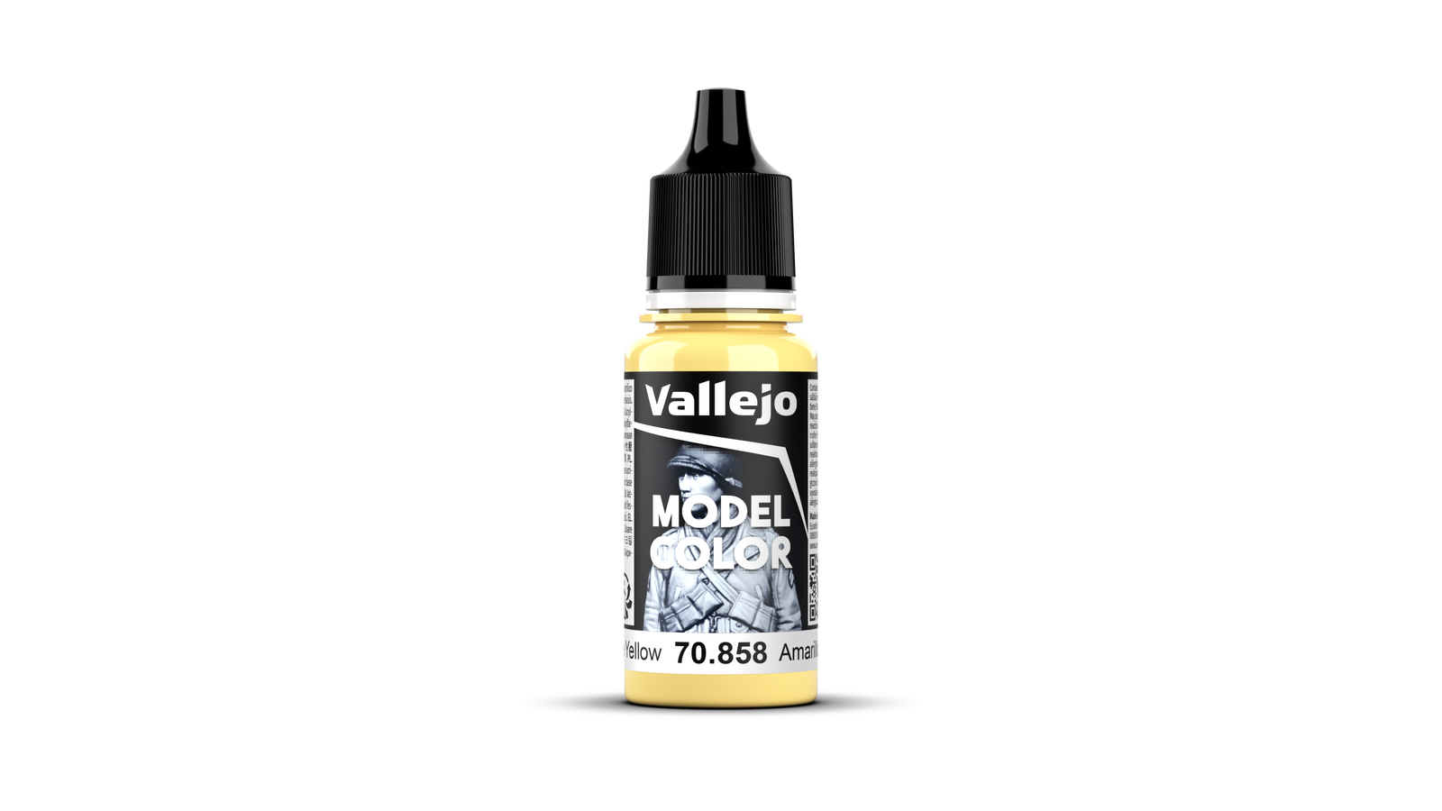 Vallejo: Model Color: #023 Ice Yellow 18 ml