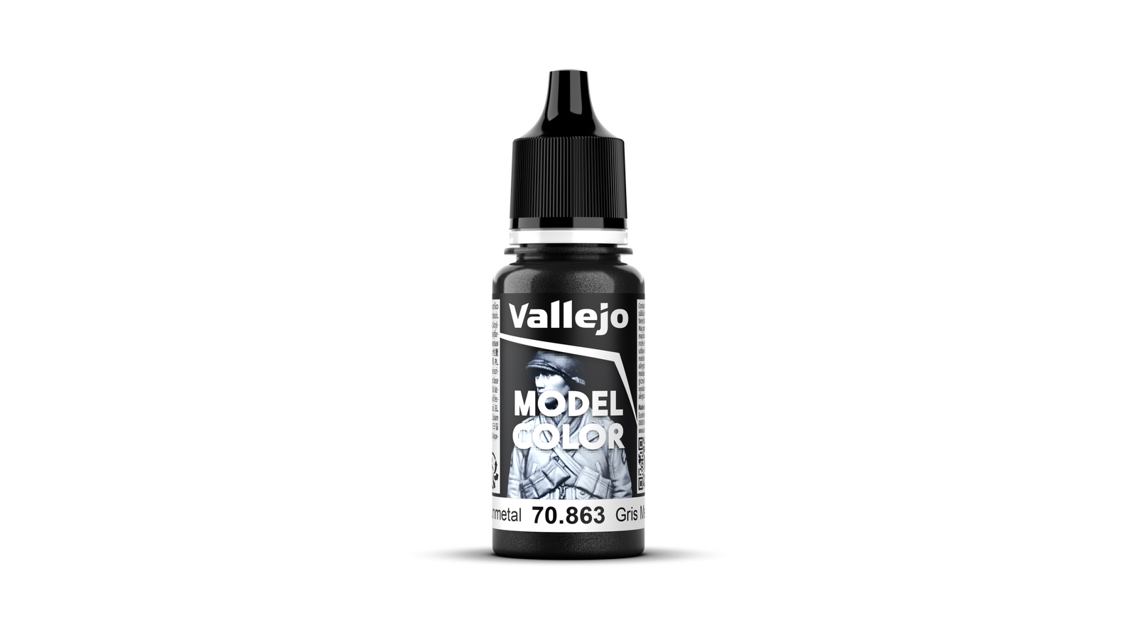 Vallejo: Model Color: #198 Gunmetal 18 ml