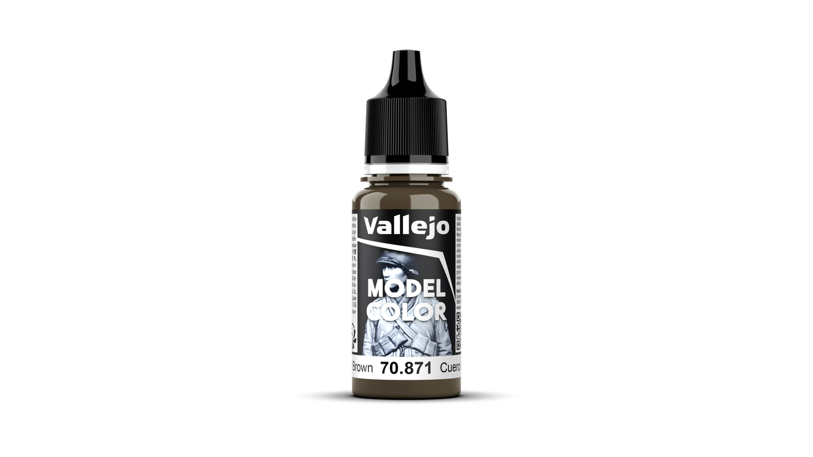 Vallejo: Model Color: #144 Leather Brown 18 ml