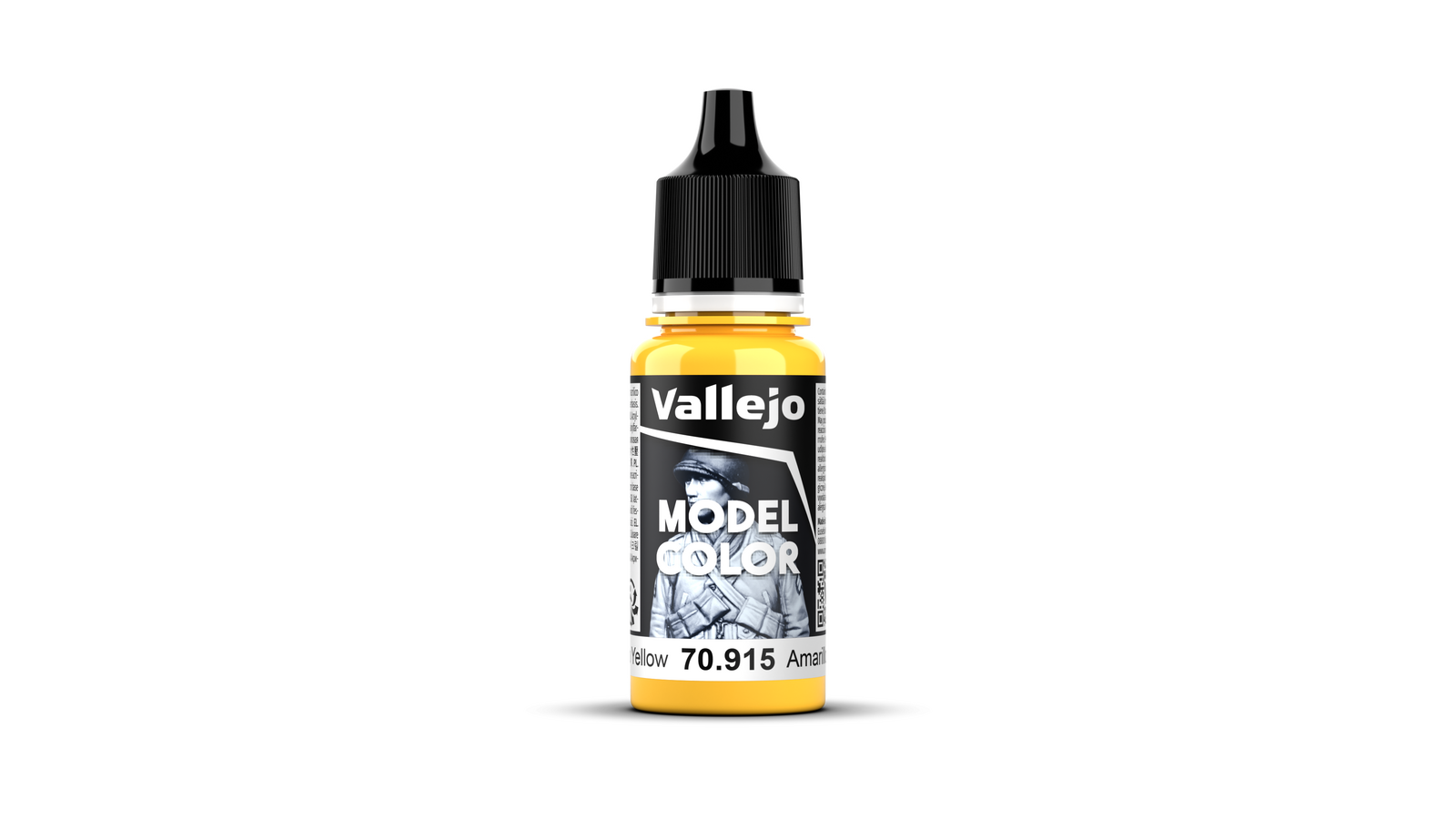 Vallejo: Model Color: #026 Deep Yellow 18 ml