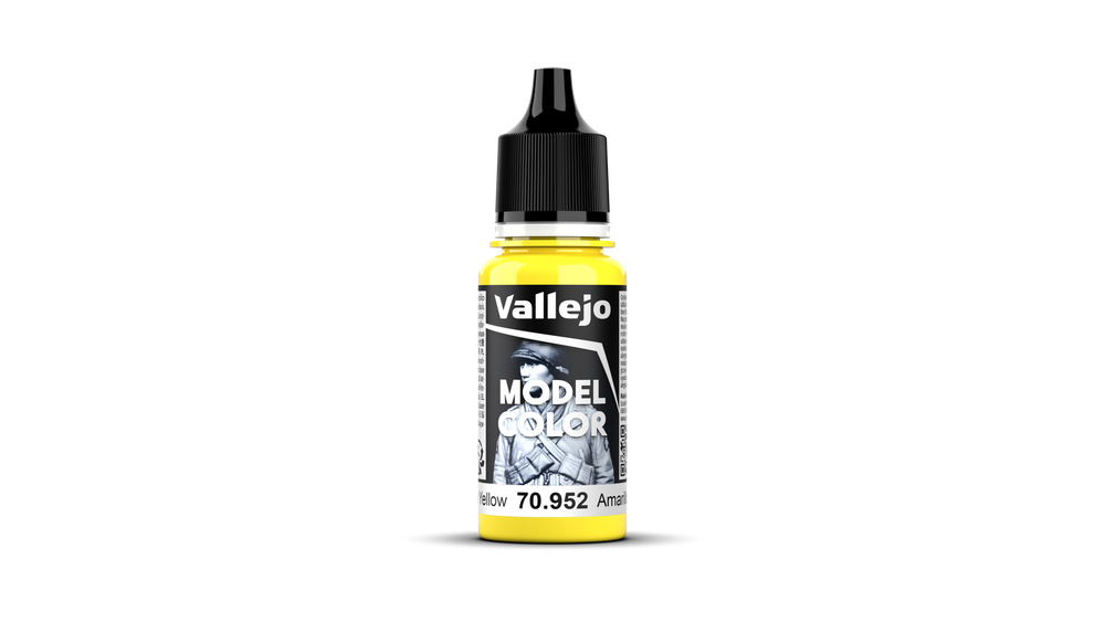 Vallejo: Model Color: #025 Lemon Yellow 18 ml