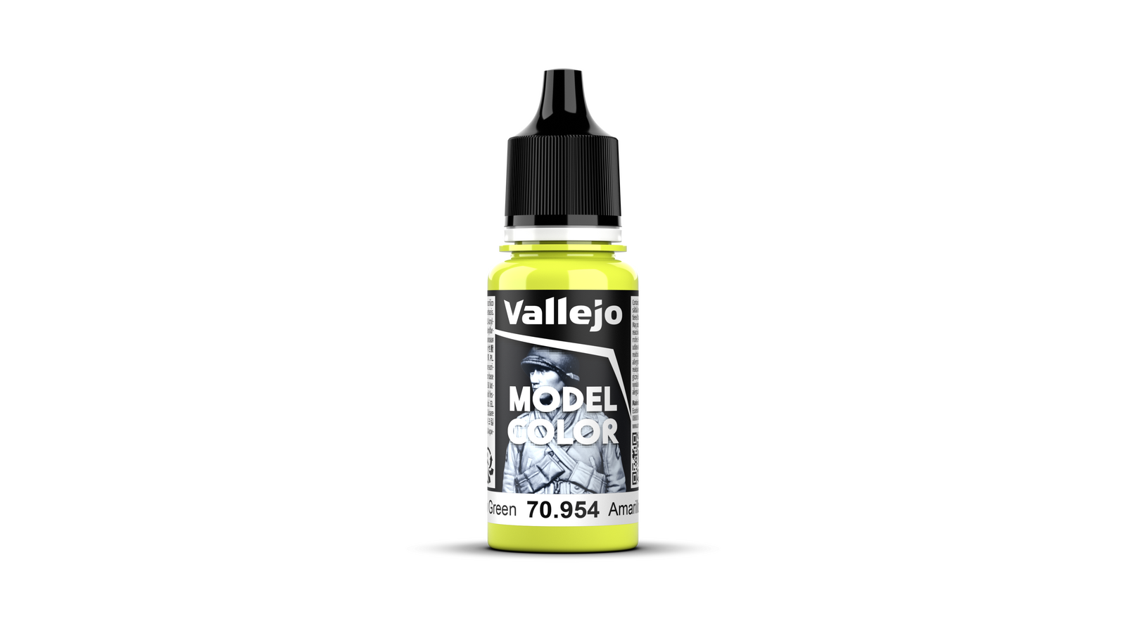 Vallejo: Model Color: #090 Yellow Green 18 ml