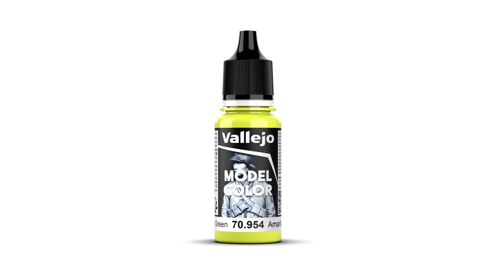 Vallejo: Model Color: #090 Yellow Green 18 ml