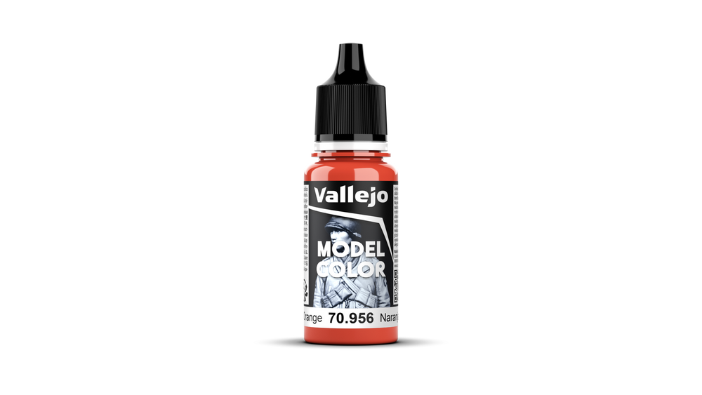 Vallejo: Model Color: #031 Clear Orange 18 ml