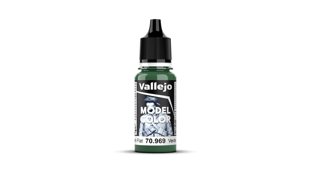 Vallejo: Model Color: #078 Park Green Flat 18 ml