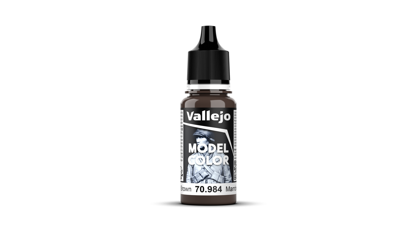 Vallejo: Model Color: #155 Flat Brown 18 ml