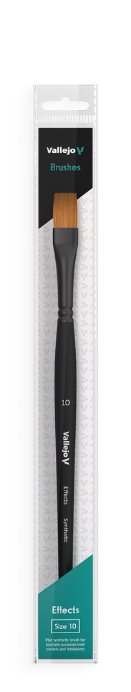 Vallejo: Brushes: Effects Synthetic Flat Brush No. 10