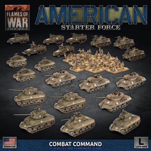 Flames of War: American LW Combat Command Starter Army