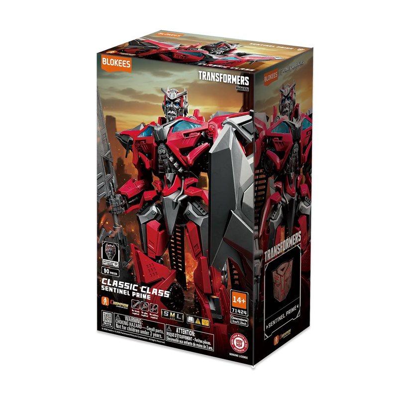 Blokees Figures - Transformers (Model Kit) Classic Class Sentinel Prime