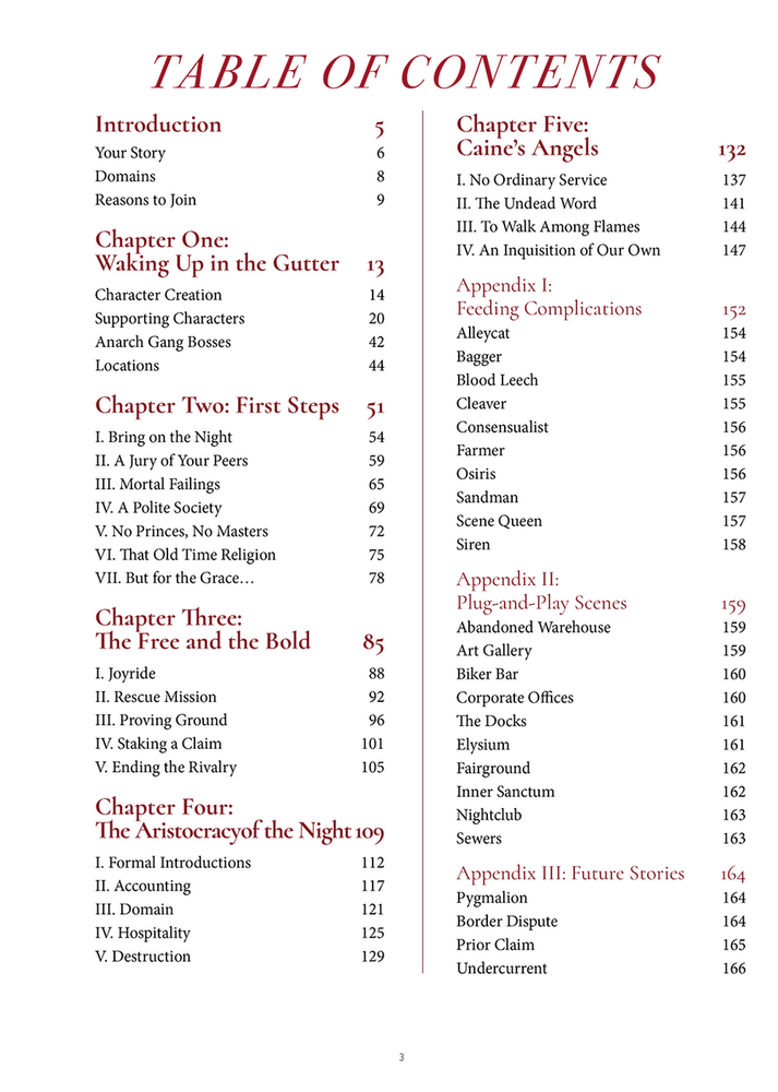 Vampire: The Masquerade RPG 5E: The Crimson Gutter Chronicle
