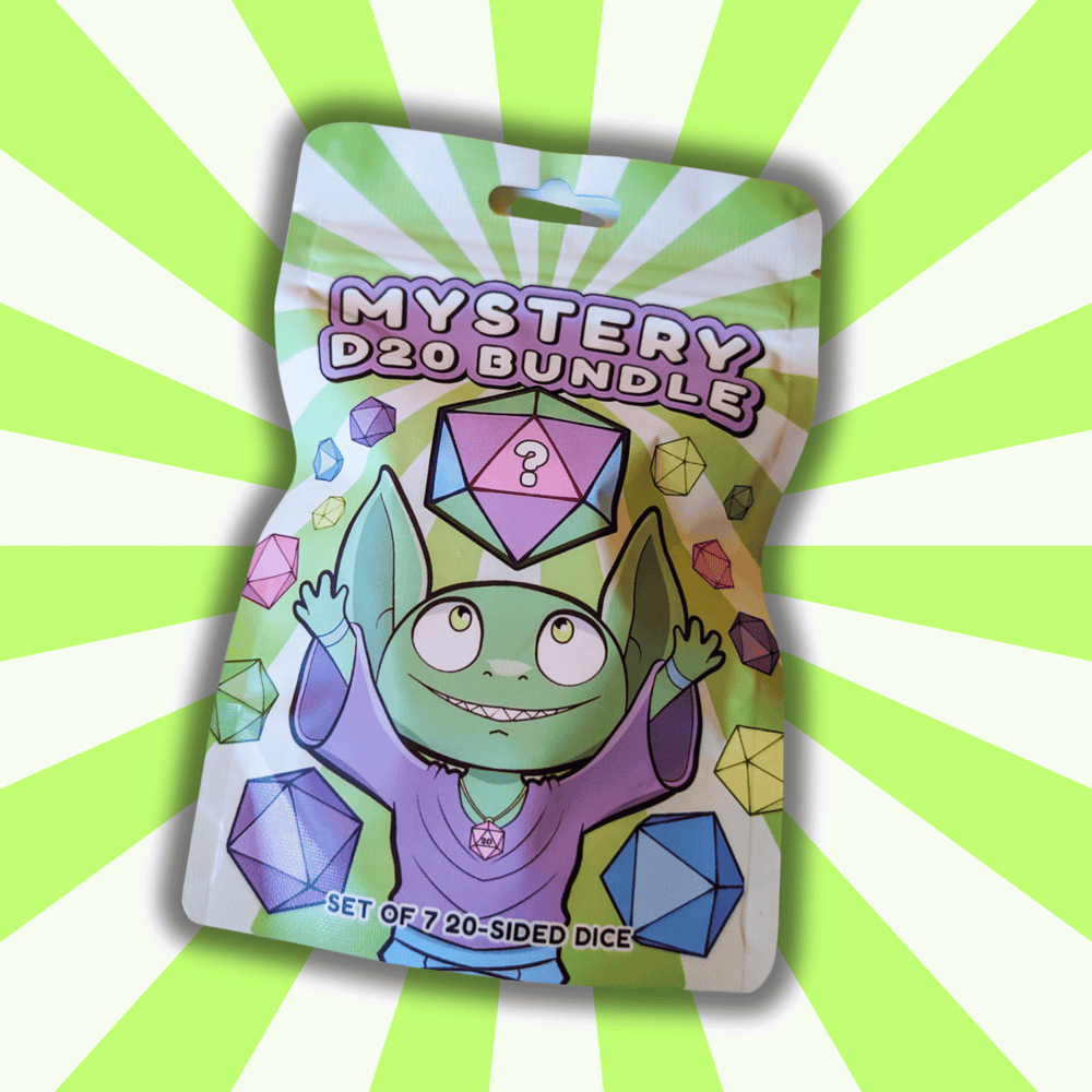 Mystery Dice Gobin : Mystery Dice D20 Mismatched Polyhedral Dice