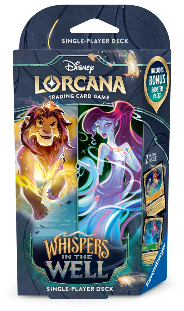 Disney Lorcana: S10 Whispers in the Well Single-Player Deck