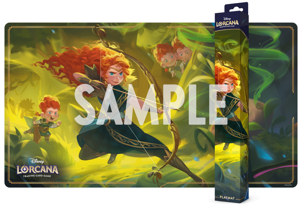 Disney Lorcana: S12 Wilds Unknown Playmat Merida - Gifted Archer
