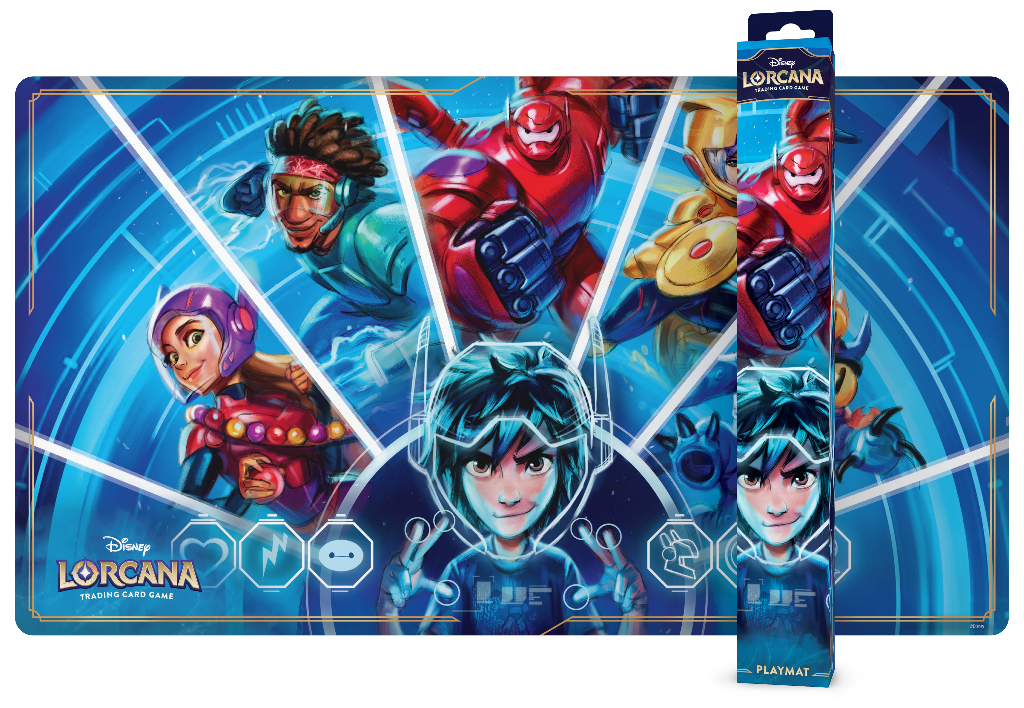 Disney Lorcana: S7 Archazia's Island Playmat: We Could Be Immortals (Big Hero 6)