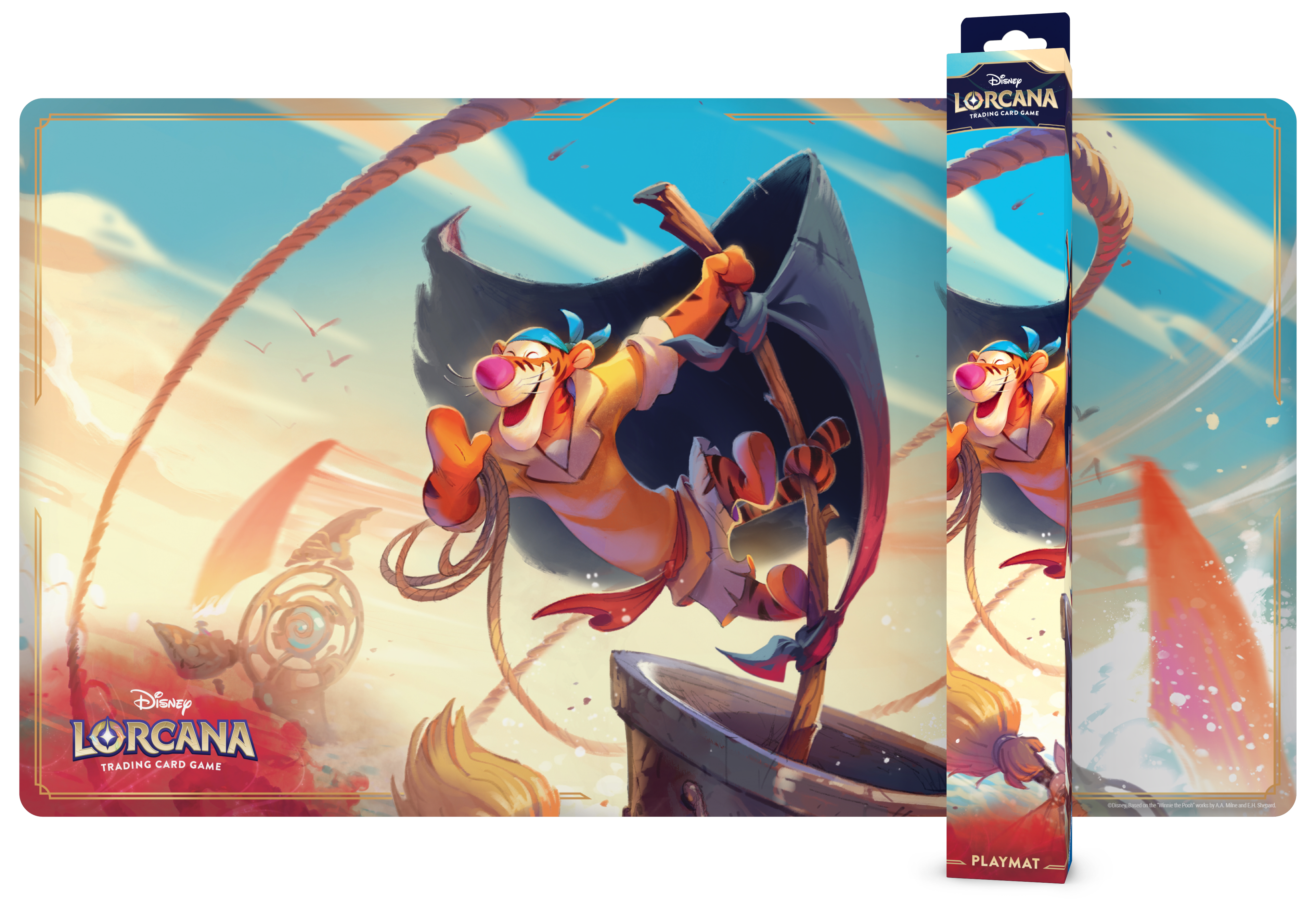 Disney Lorcana: S7 Archazia's Island Playmat: Tigger – In the Crow’s Nest