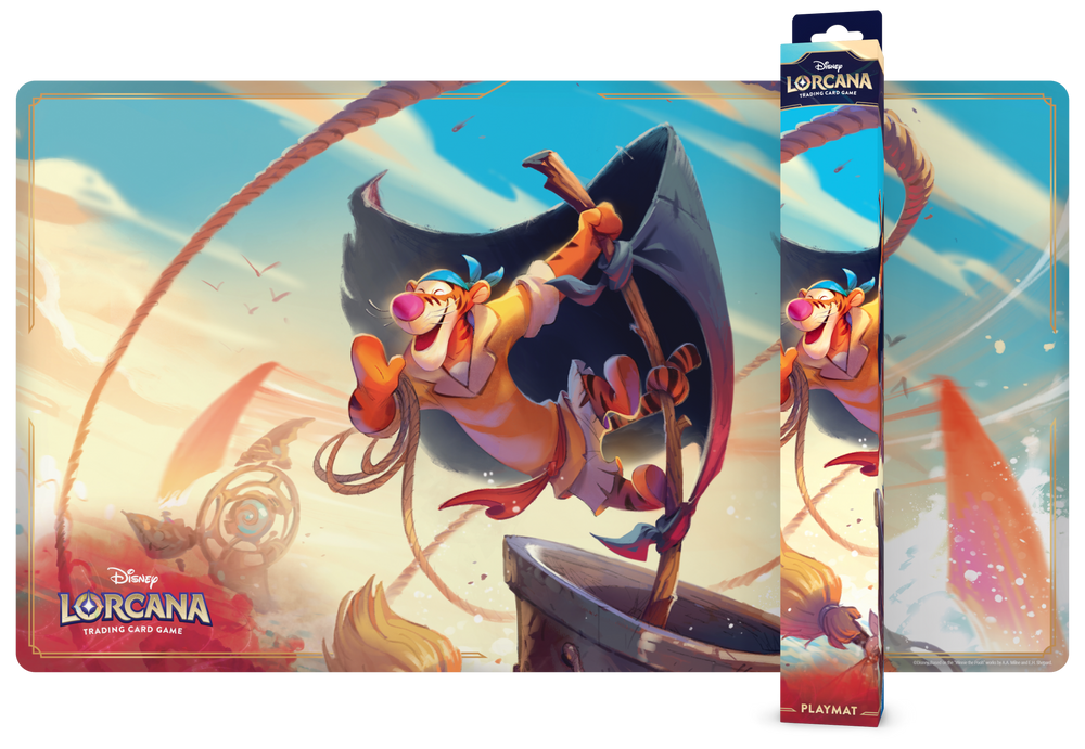 Disney Lorcana: S7 Archazia's Island Playmat: Tigger – In the Crow’s Nest