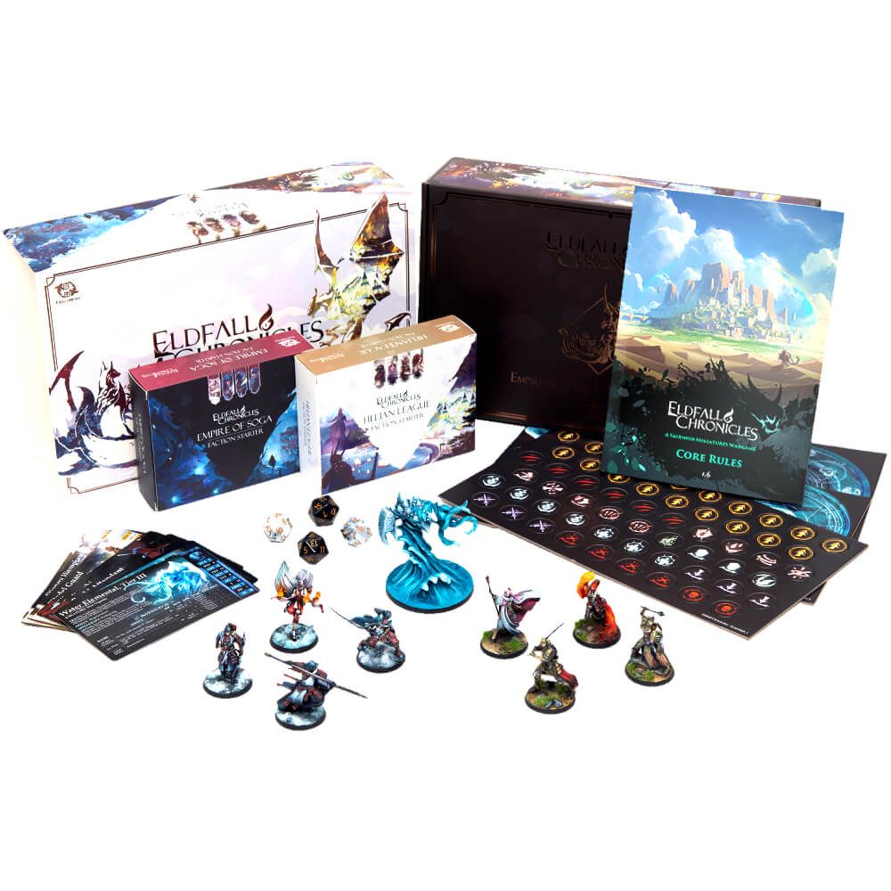 Eldfall Chronicles: Two-Player Starter Set: Empire of Soga vs Helian League