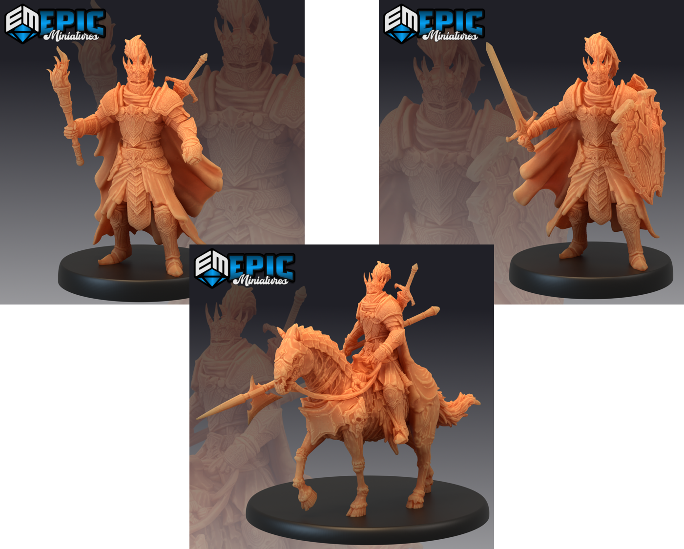 Pluto Minis: Death Knights - Set A