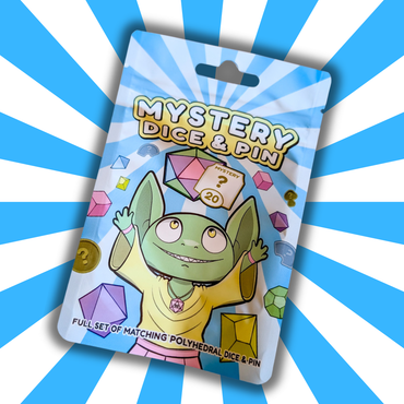Mystery Dice Gobin : Mystery Dice Dice and Pin Bag Polyhedral Dice